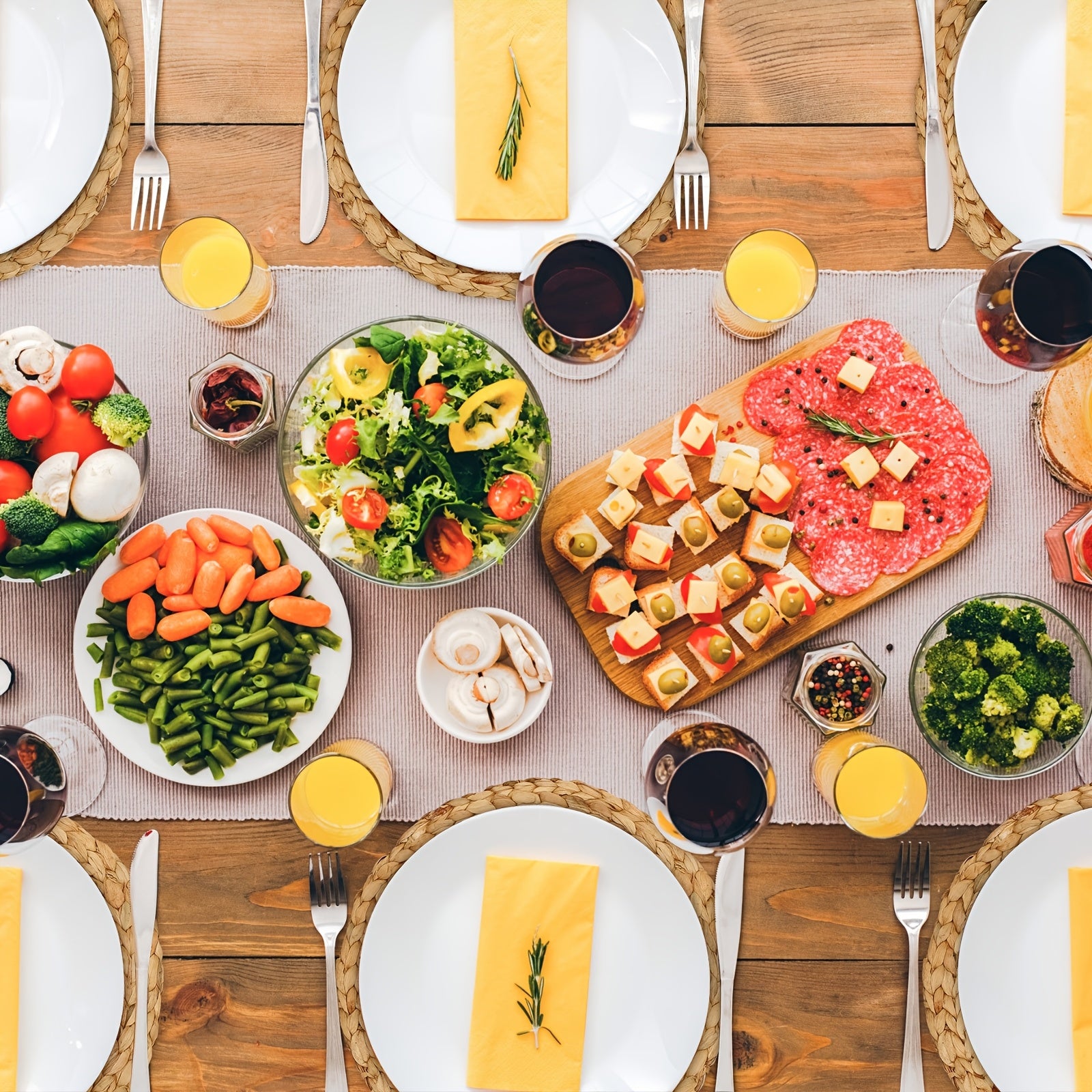 30pcs Wheat Round Placemats Hand Braided Table Mats - Rustic Boho Wheat Tableware for Dinner Party, Charger Plates, Kitchen & Dining Table Decor, Durable Wheat Table Settings (Compatible with Water