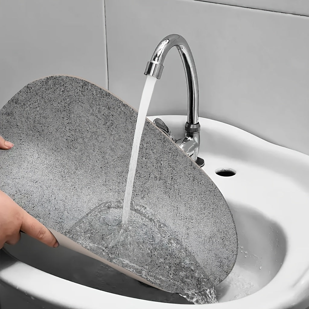 6pcs Imitation Cloth Patterned Leather Plain Color Placemat with Four Options: Oval, Square, -shaped, and Circular Textured Grey Placemat with Unique Irregular Shape, Modern Minimalist Style, Ideal for Dining Rooms Or Kitchens, Suitable for All